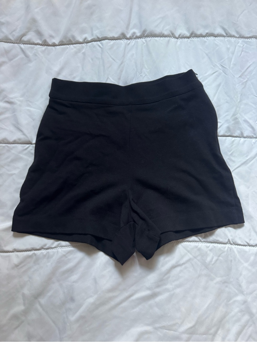 Black Stretch High-Waist Dress Shorts 🖤